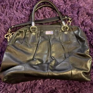 Coach Chic Black Leather Handbag